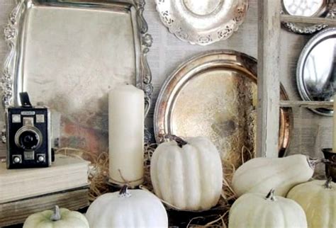 33 Autumn decoration ideas elegant in white for a stylish interior