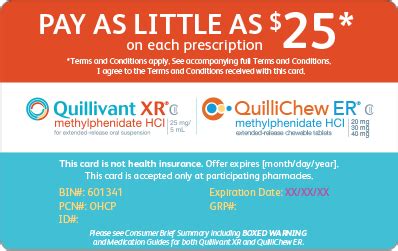 If you're at risk of infection from hiv, prep may be right for you! Quillivant XR® & QuilliChew ER® (methylphenidate HCl) CII | Co-pay Card