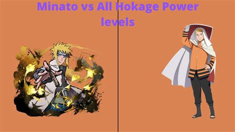 Minato Vs All Hokage Power Levels Over The Years Restykage