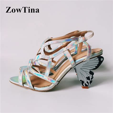 Shop 16 top butterfly high heels and earn cash back all in one place. New Design Women Gladiator Sandals Leather Summer ...
