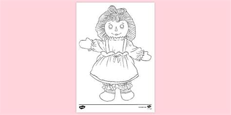 Free Doll Colouring Page Colouring Sheets Twinkl