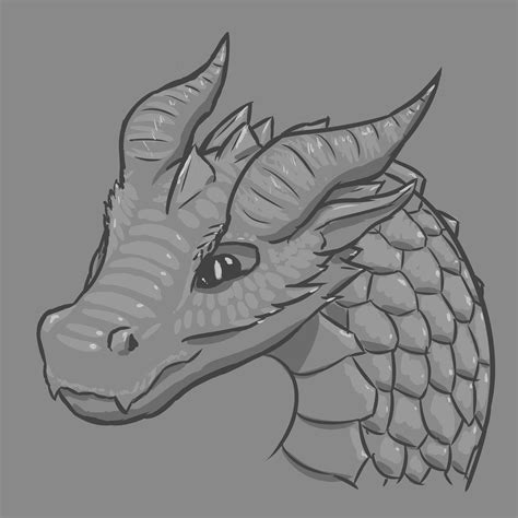 Dragon Head Sketch By Klifflod On Newgrounds
