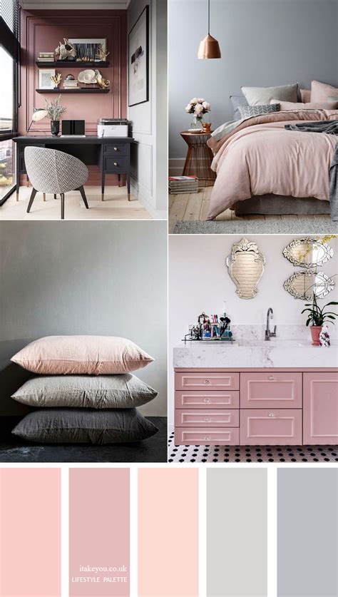 Pink And Grey Color Scheme House Color Palette Ideas