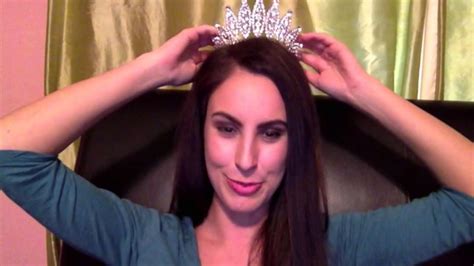 Securing A Pageant Crown Tutorial Youtube