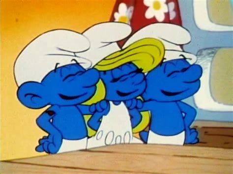 Image Dark Blue Smurf Trio Smurfs Wiki Fandom Powered By Wikia