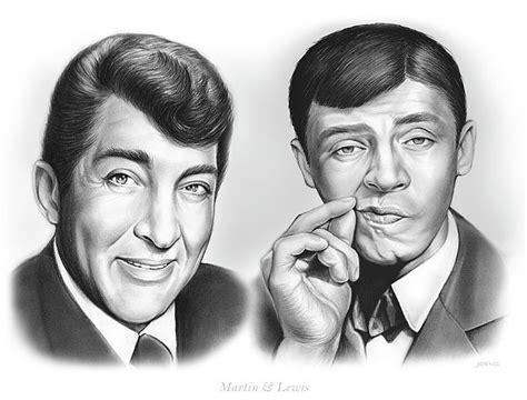 Martin And Lewis By Greg Joens In 2021 Celebrity Art Drawings