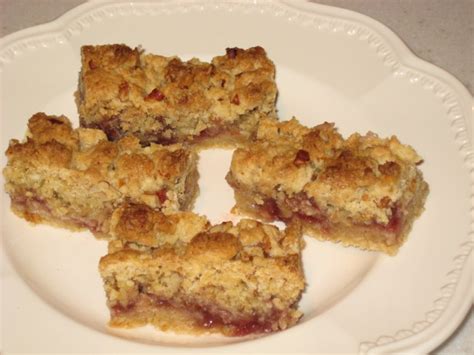 Cherry Oat Bars From A Cake Mix Recipe