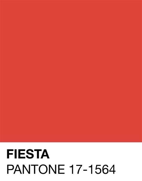 Fiesta Pantone 17 1564 For Springsummer 2016 Vibrant And Beaming With