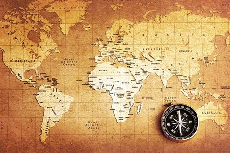 Vintage World Map Wallpapers Top Free Vintage World Map Backgrounds