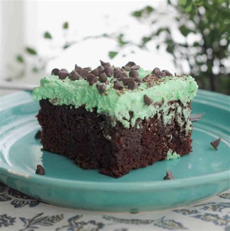 When cool, put back in clean pans, top side up. Holiday Chocolate Mint Poke Cake | The Baking ChocolaTess