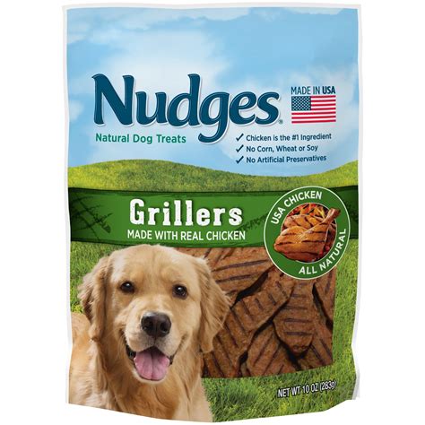 Nudges Grillers With Real Chicken Dog Treats 10 Oz