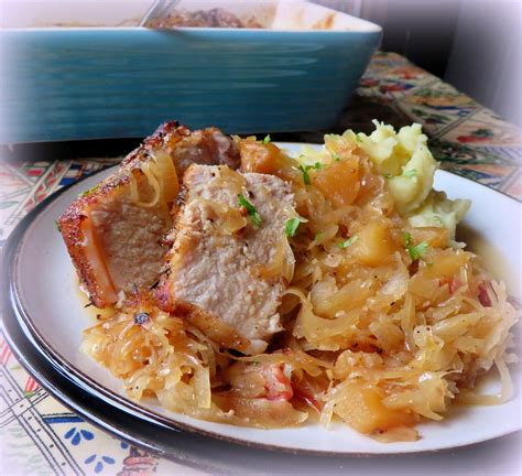 The English Kitchen Pork Chops And Sauerkraut