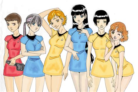 Star Trek Gender Bend Colored By Kimbawest On Deviantart