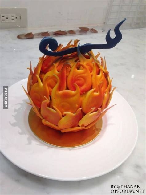 Mera Mera Fire Devil Fruit Dessertone Piece Gaming Anime Cake