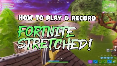 Fortnite Stretched How To Playrecord 1440x1080 With Obs Funnycattv