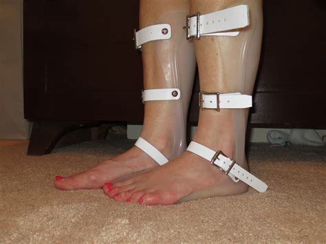 Afo Orthopedic Ankle Leg Braces With White Straps For Medical Etsy Uk