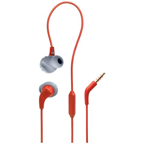 Buy JBL Endurance Run 2 Wired Earphone with Mic (In Ear, Coral Orange