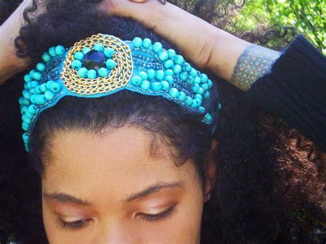 Afro Hair Accessories Headband Southwestern By Boutiquedebandeaux