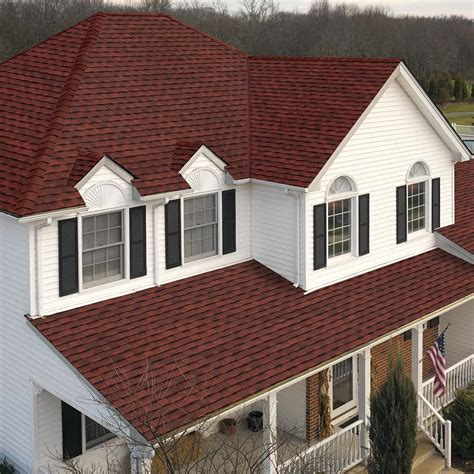 Gaf Timberline Uhd With Dual Shadow Line Patriot Red Roofle®