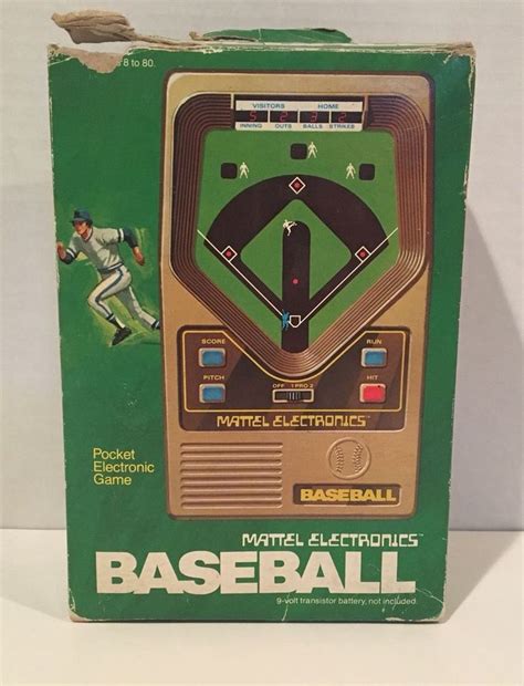 Mattel Electronics Baseball Handheld Game 1978 Mattel Retro Video