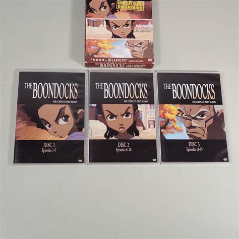 The Boondocks Complete First Season Dvd 3 Disc Set 2006 Dvds And Blu