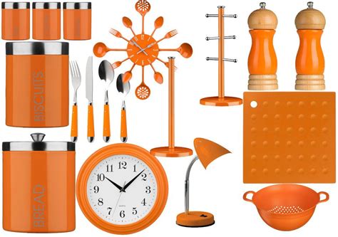 14 Decent Orange Kitchen Accessories Images Orange Kitchen Decor