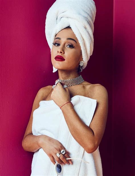 Ariana Grande Poses In Towel Clad Shoot For Billboard Magazine Artofit