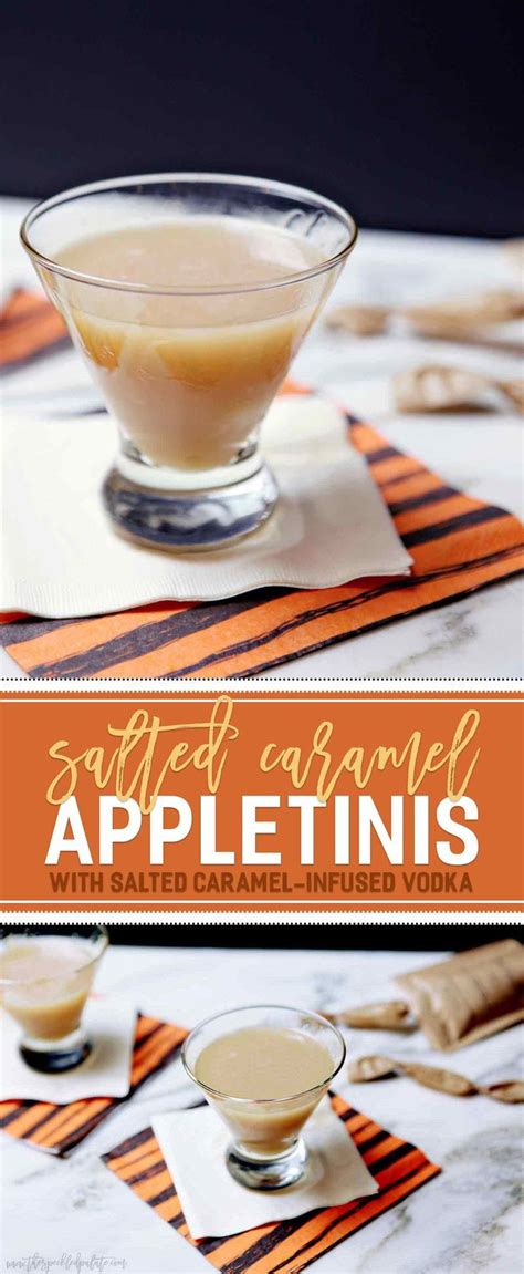 The jameson caramel manhattan is a unique mix of flavors to create one of the best saint patrick's day cocktails. Salted Caramel Appletini with Salted Caramel-Infused Vodka | Recipe | Easy drink recipes, Yummy ...