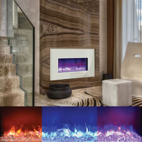 Model# 1774296com (42) $ 317 36. Amantii Fire & Ice Electric Fireplace Insert w 40x26 in ...