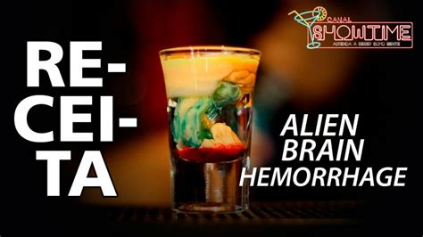 receita de drink alien brain hemorrhage mesa e sabor