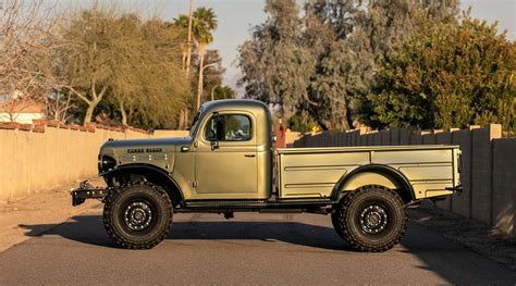 1958 Dodge Power Wagon W300m Navy Pickup At Glendale 2023 As S1691