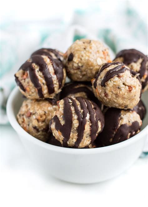 That's especially true for desserts, as many bliss balls are becoming increasingly popular, and this recipe offers a nut free and gluten free version, which could be served to pretty much anyone. Gluten Free Peanut Butter Pretzel Energy Bites - always nourished