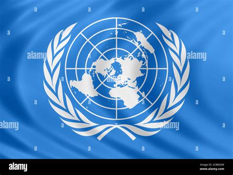 United Nations Un Flag Stock Photo Alamy