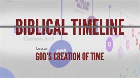 1 Gods Creation Of Time Biblical Timeline Wvbs Online Video