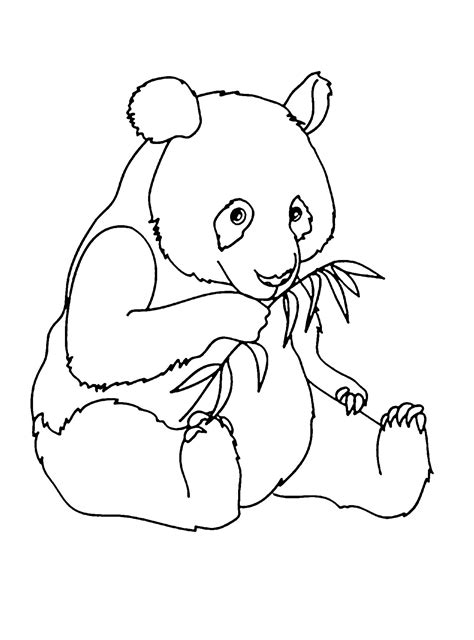 Printable Panda Coloring Pages