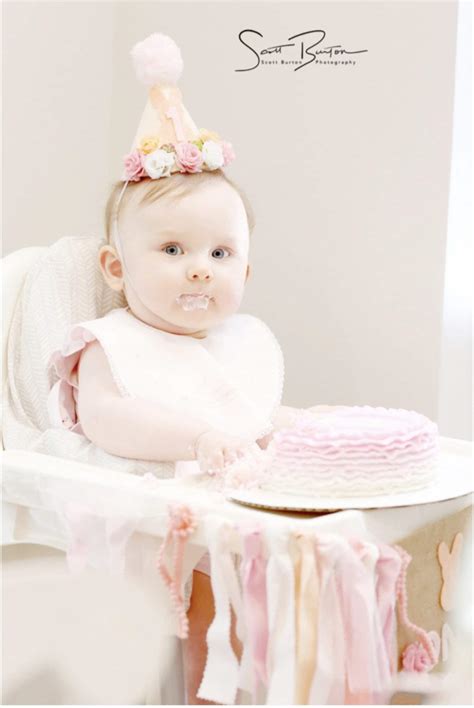 First Birthday Girl Party Hat Pink Girl Birthday Hat Etsy