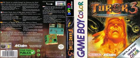 Turok Shadow Of Oblivion Game Boy Color Videogamex