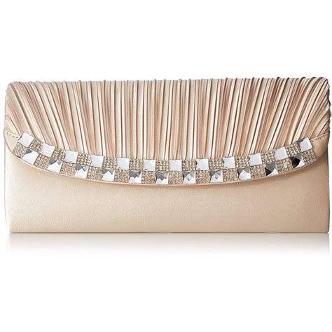 Jessica Mcclintock Marleen Satin Flap Clutch With Stone Detailing 35