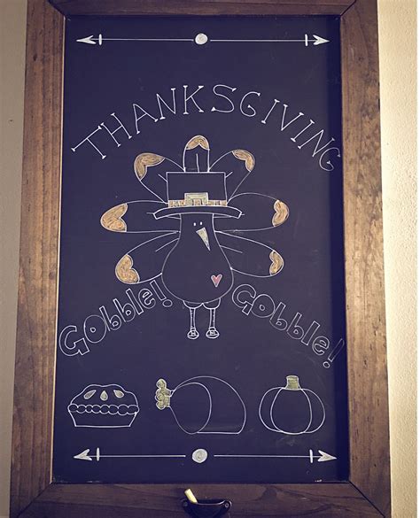 thanksgiving chalkboard art