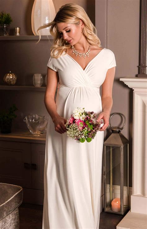 Francesca Maternity Maxi Wedding Dress Ivory Maternity Wedding Dresses Evening Wear And Party