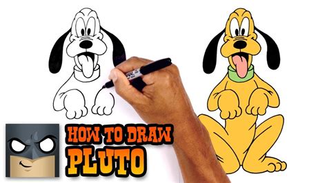 How To Draw Pluto Disney Youtube