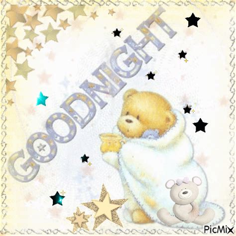 Good Night Teddy Free Animated  Picmix