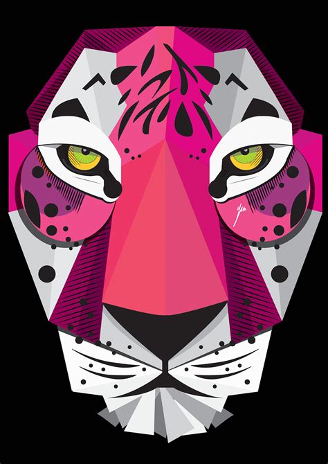 Tiger Illustration On Behance