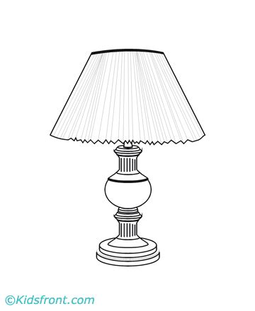 Use these images to quickly print coloring pages. Lamp Coloring Pages Printable