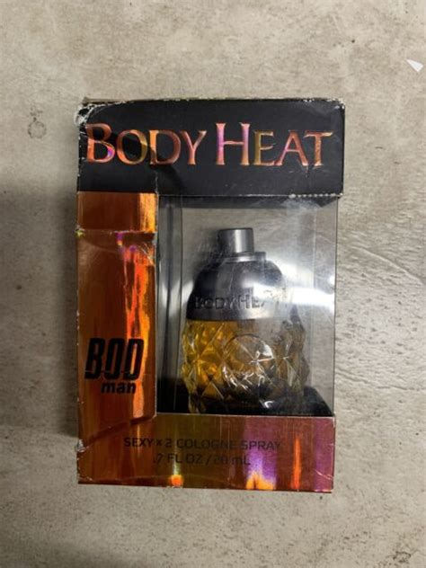 Body Heat For Men Cologne Spray Perfume 07 Oz By Parfums De Coeur For