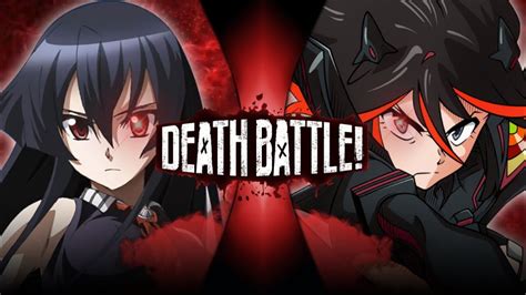 death battle fan made trailers akame vs ryuko akame ga kill vs kill la kill youtube