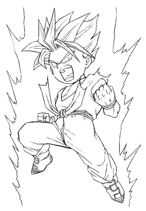 Dibujos De Dragon Ball Z Goku Y Vegeta Para Colorear Colorear Imágenes