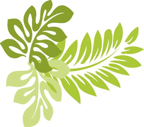 Tropical Foliage Clipart Clipground