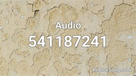 Audio Roblox Id Roblox Music Codes