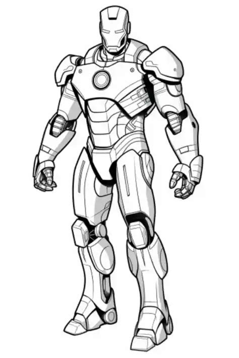 Free Iron Man Coloring Pages For Kids And Adults Storiespub